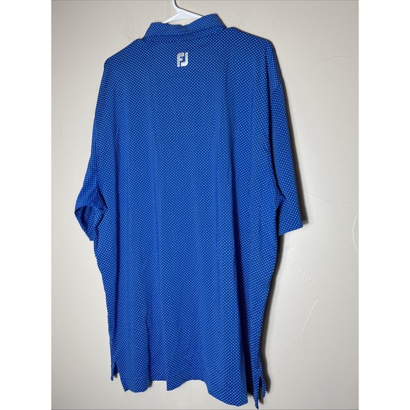 FootJoy FJ Performance Stretch Golf Polo Mens XXL Split Rail Logo Embroidery - Picture 5 of 6